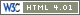Valid HTML 4.01 Transitional